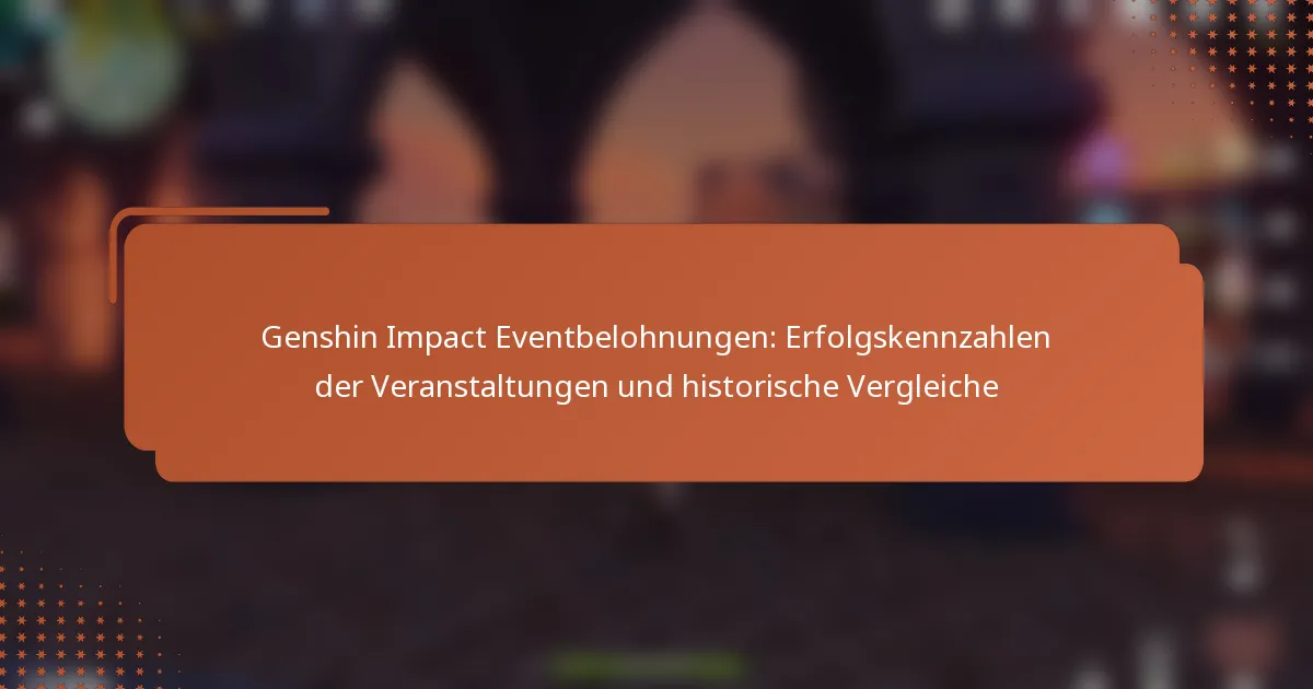 Genshin Impact Eventbelohnungen: Erfolgskennzahlen der Veranstaltungen und historische Vergleiche